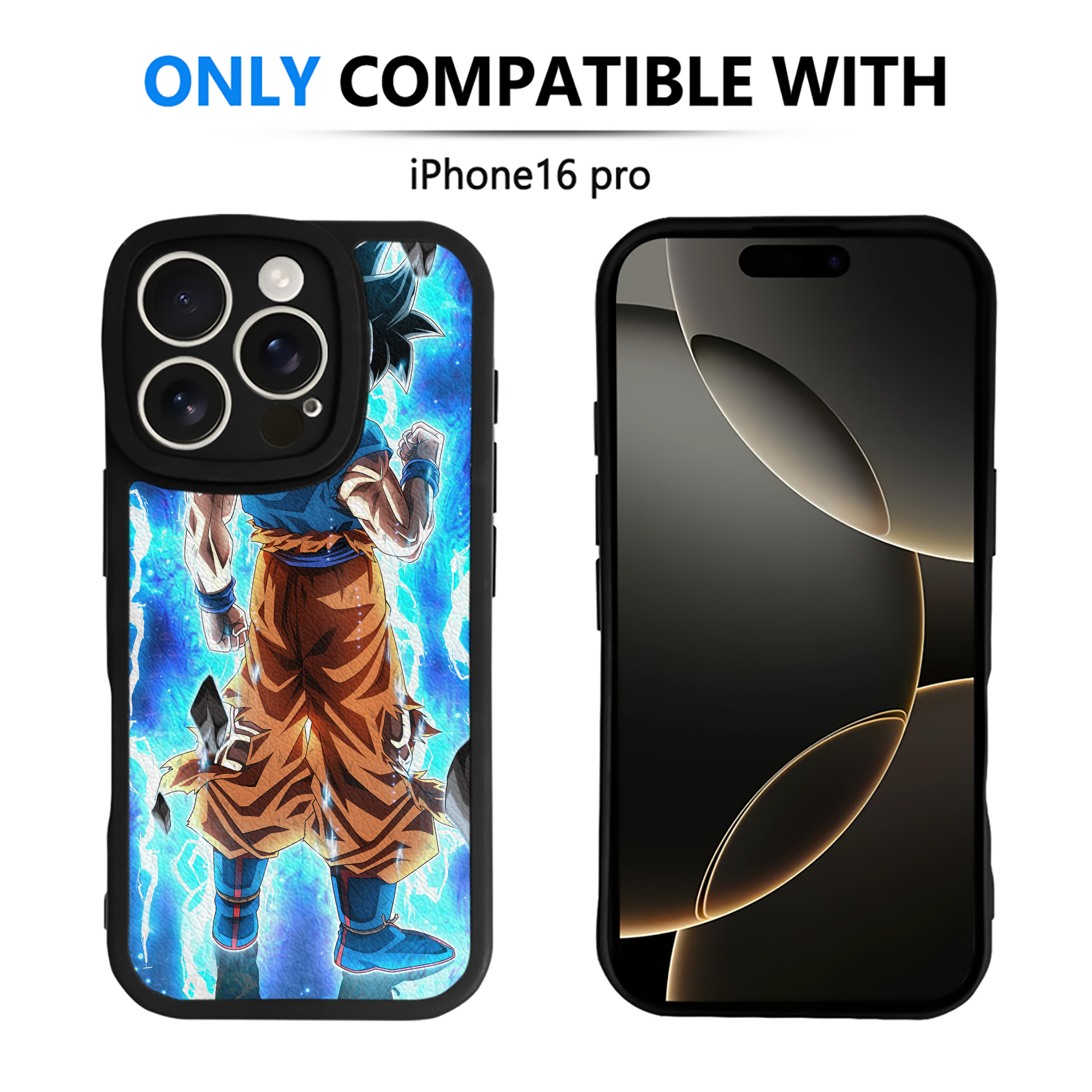 （画像用） ドラゴンボール DRAGON BALL 【iPhone 16シリーズ対応】シリコンスマホケース（レザー調） 材質：シリコン